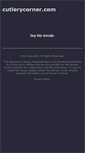 Mobile Screenshot of cutlerycorner.com